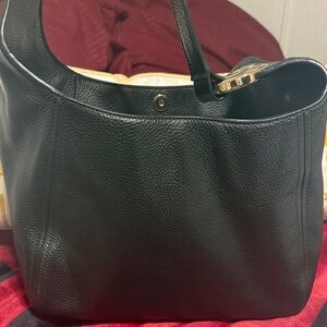 Michael Kors Black Leather Shoulder Bag